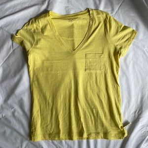 Madewell vneck pocket tee